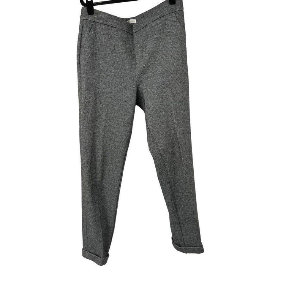 Ecru‎ Gray Cuffed Career Dress Pants